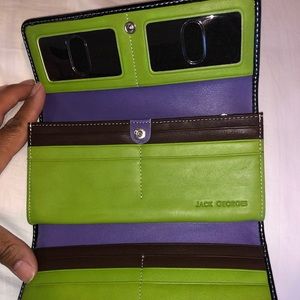 Jack Georges black wallet
